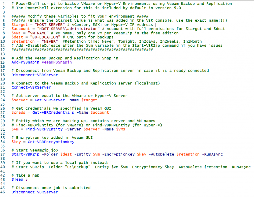 PowerShell code